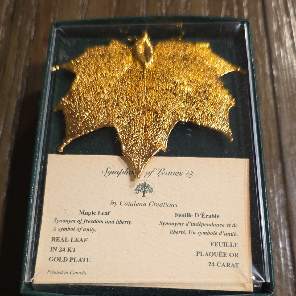 Gold Maple Leaf Necklace